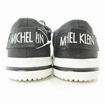 未使用品 ミッシェルクラン MICHEL KLEIN スニーカー シューズ 防水 軽量 ブラック 黒 23.5 0418 レディース_画像3