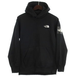 ザノースフェイス THE NORTH FACE Square Logo Hoodie スクエアロゴ フーディ パーカー スウェット 裏起毛 NT61835 ブラック S メンズ