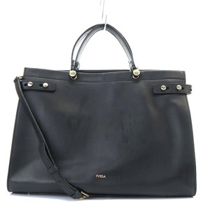 フルラ FURLA LADY トートバッグ ショルダーバッグ 2WAY 斜め掛け レザー 黒 ブラック /YO6 レディース