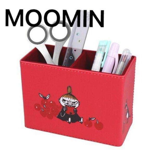 リトルミイ ペンスタンド　鉛筆立て　ムーミン　レッド　MOOMIN ミィ　文具　リモコン立て　新品　赤　ペン立て