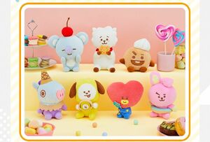 bt21 SWEET MAGIC 1番くじ　ぬいぐるみフルコンポ