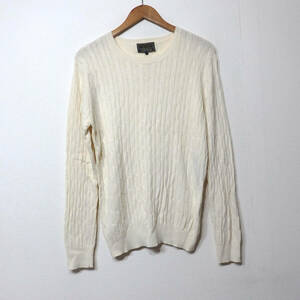 [ free shipping ] Union station ( men's Bigi ) cashmere Blend sweater /L size ( thin ) a little color .. equipped 