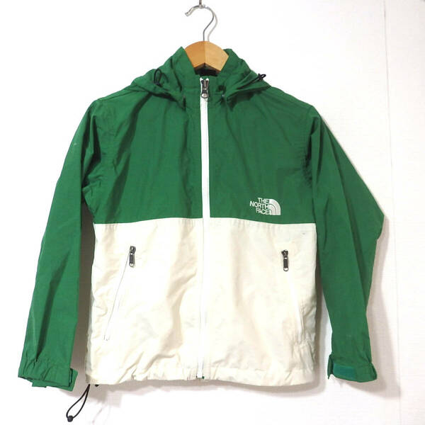 【送料無料】ノースフェイスナイロンパーカー/THE NORTH FACE　キッズ１２０サイズ　シミあり　ゴールドウィン　ナイロン１００％