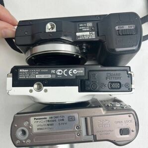 (H)カメラ デジカメ まとめ売り SONYソニー Nikon ニコン クールピクス ルミックス Panasonic パナソニック NEX-5 S8200 DMC-TZ5の画像4