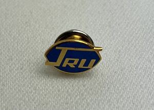 (GO)ピンバッジ JRU 鉄道　JR労働組合　青　襟章　希少品　コレクター品　希少品　非売品