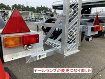 SUNTREXサントレックスTR-BH　バイク専用トレーラー　最大積載量350kg_画像2