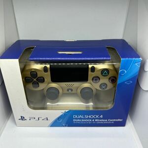 PS4コントローラー　DUALSHOCK4　ゴールド　CUH-ZCT2J14