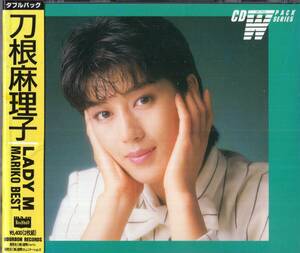 即：刀根麻理子 「 Lady M Mariko Best・・全22曲 」2CD/シール帯付