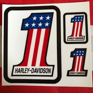 送料無料 AMF Harley-Davidson ナンバーステッカー ＃１ No1 Super Glide FX Shovel ハーレー FXS Low Rider Pan FXD FXDL FLH の画像1