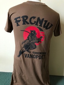 米軍実物 FRCNW US NAVY Tシャツ　Sサイズ 米軍三沢基地 USAF USN USMC US ARMY