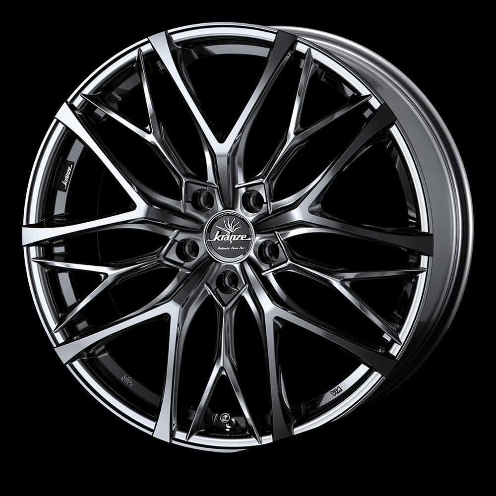 ウェッズ ホイール クレンツェ ウィーバル 100EVO ギャランフォルティス CY4A 三菱 18インチ 5H 1本 0040729 WEDS