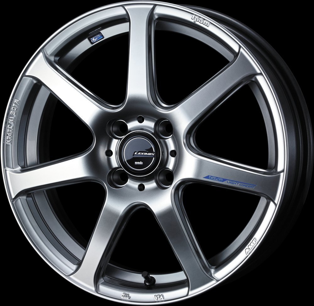 ウェッズ ホイール レオニス ナヴィア07 ワゴンR MH23S スズキ 16インチ 4H 1本 0039557 WEDS