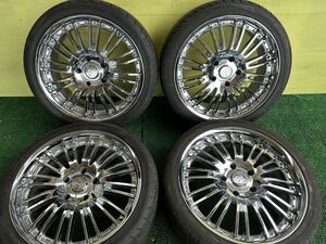 285/35R22 2016年ノーマル HIFLY タイヤアルミセット　5穴 PCD150 ET+32 22×9.5J ハブ約110mm