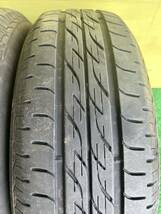 165/70R14 2022年ノーマル ブリヂストンNEXTRY 4本セット 日産純正スチール 4穴 PCD100 ET+47 14×5.5J ハブ60mm刻印ML_画像6