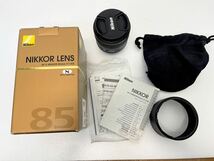 中古 カメラレンズ ニコンNikon AF-S NIKKOR 85mm f/1.4G_画像1