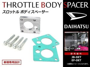 メール便！ダイハツ ミラジーノ L700系 スロットル ボディースペーサー スロットルスペーサー ボルト ガスケット付 φ36