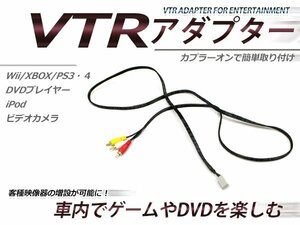 ホンダ ディーラーオプションナビ VXM-118C デュアルサイズメモリーナビコンポ 外部入力 VTR アダプター RCA変換