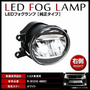 FJクルーザー GSJ15W 純正交換式 LED フォグランプユニット 新品社外品 右側 R