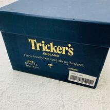 【外観良品】Tricker's トリッカーズ バートン カントリー ワーク 黒 ブラック 8-5 5633 26.5cm アイレット ビンテージ ワークシューズ_画像10