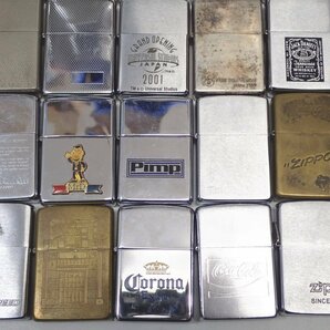 1円【ZIPPO】着火未確認 ジッポ オイルライター 40個セット タバコ 筆記体 イタリック 喫煙具 アクセサリー◆質屋の画像5