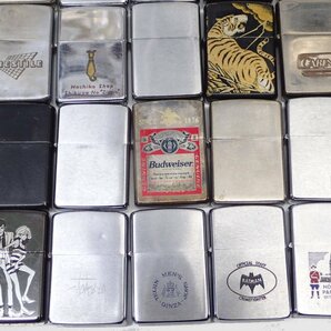 1円【ZIPPO】着火未確認 ジッポ オイルライター 40個セット 限定 タバコ ロゴ 筆記体 イタリック 喫煙具 アクセサリー◆質屋の画像5