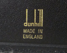 良品　ダンヒル　dunhill　レザー　ブラック　黒　長財布　札入れ　ロングウォレット　メンズ　ヴィンテージ_画像4