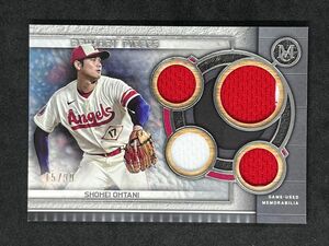 15/99 Topps Museum 大谷翔平 レリックカード Shohei Ohtani ドジャース 直筆サイン Auto無し