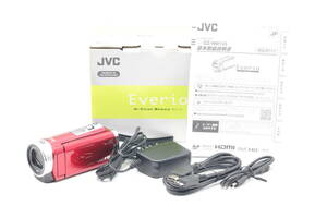 JVC ハイビジョンメモリームービー　GZ-HM133　レッド