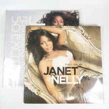 中古LPレコード★JANET FEATURING KHIA SO EXCITED/JANET&NELLY CALL ON ME 2枚セット_画像1