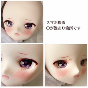 DDH-01 セミホワイト肌 カスタムヘッド(ソフビ盛り難あり)+おまけアイ3種【あるそら】 の画像10