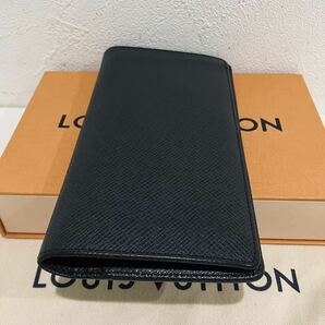 LOUIS VUITTON ★ 極上美品 ルイヴィトン タイガ ブラック 黒 長財布 メンズ 小銭入れ有り プラザの画像5