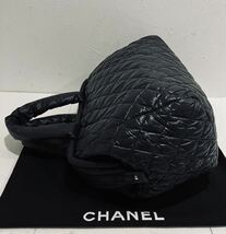 CHANEL 極上美品 シャネル コココクーン バッグ ブラック マトラッセ 黒 バック_画像6