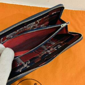 HERMES ★ 極上美品 エルメス 長財布 ラウンドファスナー ジッピーウォレット アザップ 高級ラインの画像7