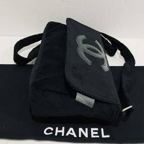 CHANEL ★ 新品 未使用 シャネル ショルダー バッグ 斜め掛け ショルダーバッグ 黒の画像5