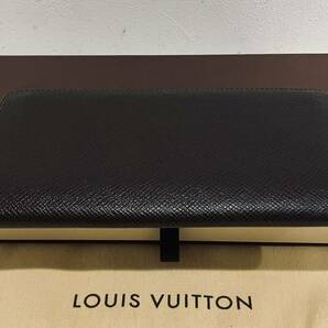 LOUIS VUITTON ★ ほぼ 新品 ルイヴィトン 新品同様 タイガ 長財布 レザー ブラザ 人気！の画像5