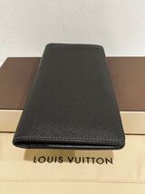 LOUIS VUITTON ★ ほぼ 新品 ルイヴィトン 新品同様 タイガ 長財布 レザー ブラザ 人気！_画像6