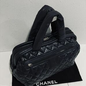 CHANEL 極上美品 シャネル コココクーン バッグ ブラック マトラッセ 黒 バックの画像2