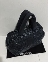 CHANEL 極上美品 シャネル コココクーン バッグ ブラック マトラッセ 黒 バック_画像2