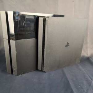 1円スタート SONY PlayStation 4 PS4 CUH-2100A CUH-1000A 2台セット まとめて 封印シール有