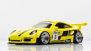 HOTWHEELS改PORSCHE 911 GT3 RS深リムAUTOSTRADA MODENA