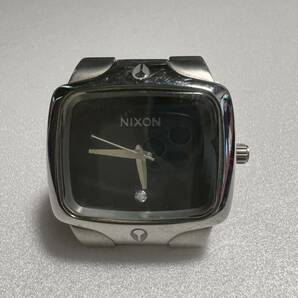 100円スタート! 最低落札価格なし NIXON ニクソン ウォッチ 腕時計 金属ベルト 100M STAINLESS STEEL ステンレス スティール JAPAN MOVTの画像3