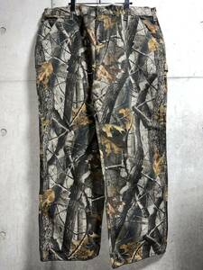 ヴィンテージ CARHARTT Realtree Hardwood Camo カーハート リアルツリー ハードウッド カモ ダンガリー ペインター パンツ B158 CMO 42