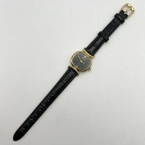 【電池交換済み】 RADO ラドー 706.9009.2 ブラック文字盤 クオーツ ヴィンテージ レディース腕時計の画像7