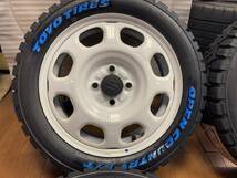 ◆新品タイヤ付き◆SUZUKI スズキ ハスラー 純正 スチール 15インチ◆TOYO オープンカントリー R/T 165/60R15 付き◆フレアワゴン 他◆_画像2