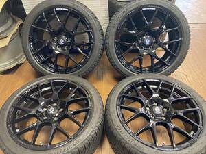 ◆スパルコ プロコルサ 18インチ◆8J+48 5H112◆Xアイス3 235/40R18 2020年製造◆ベンツ A176 A45 W117 CLA45 等◆