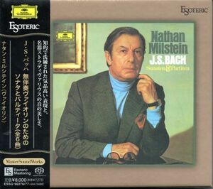 【未開封新品】ESOTERIC SACD　J・S・バッハ；無伴奏ヴァイオリンのためのソナタトパルティータ / ナタン・ミルシテイン　エソテリック