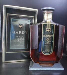 WW4-42 【現状品】 HARDY X.O COGNAC 700ml 40％ ハーディ コニャック 箱付き ブランデー 古酒 未開栓