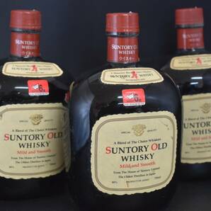 WW4-53 【現状品】 3本まとめ SUNTORY OLD WHISKY サントリー オールド ウイスキー 700ml 40% お酒 古酒 未開栓の画像1