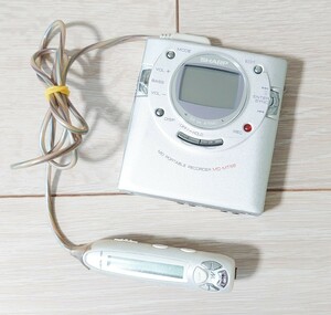 SHARP MD PORTABLE RECORDER MD-MT66-S シャープ MD ポータブルレコーダー リモコン