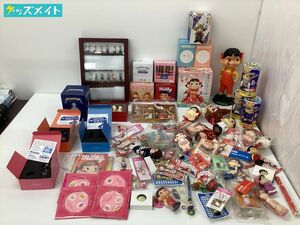 【同梱不可/現状】 不二家 ペコちゃん グッズ まとめ売り マスコット人形 着物ペコちゃん人形 クリスタルオルゴール 他 B